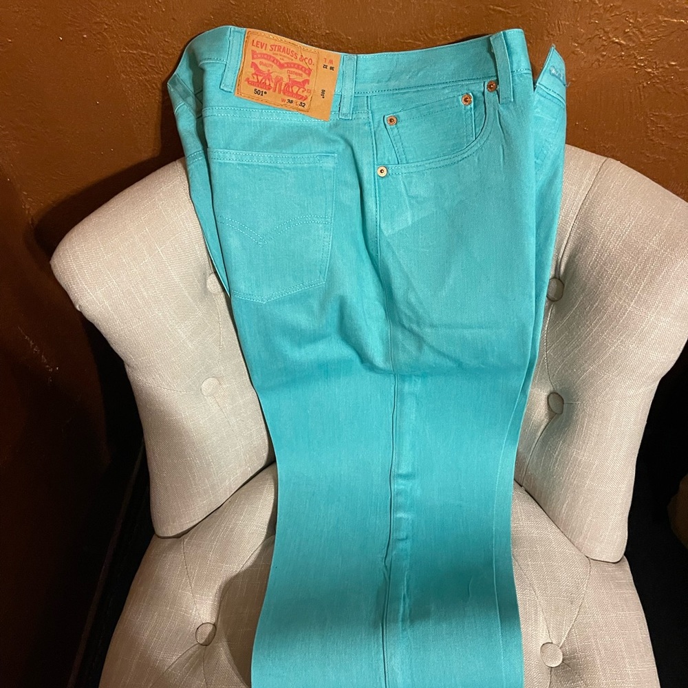 Mens Levis Jeans 501’s “Pressed” W38 L32